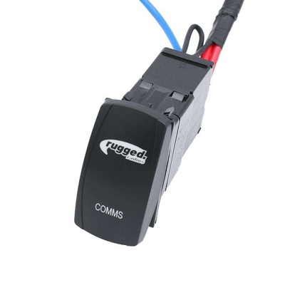 Rugged Radios All In One Power Switch for Radio & Intercom - "Comms" Rocker Switch - PH-MS